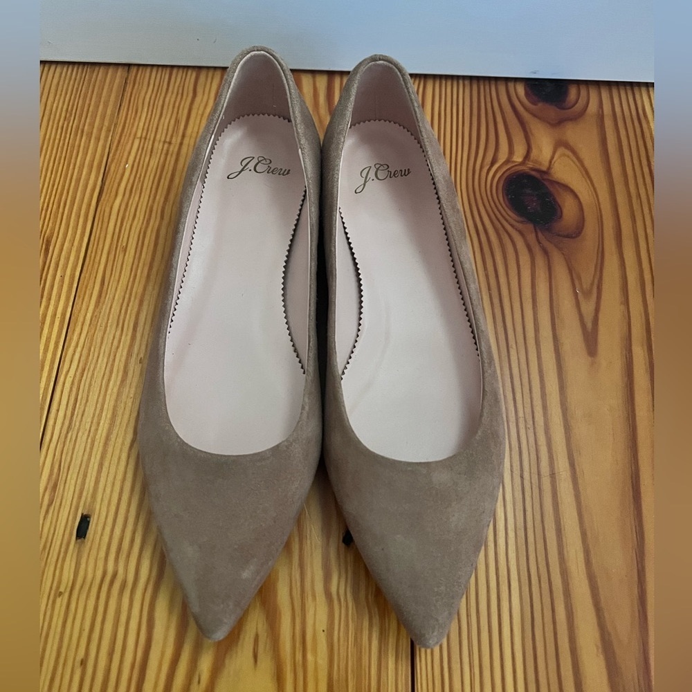 JCREW suede flats